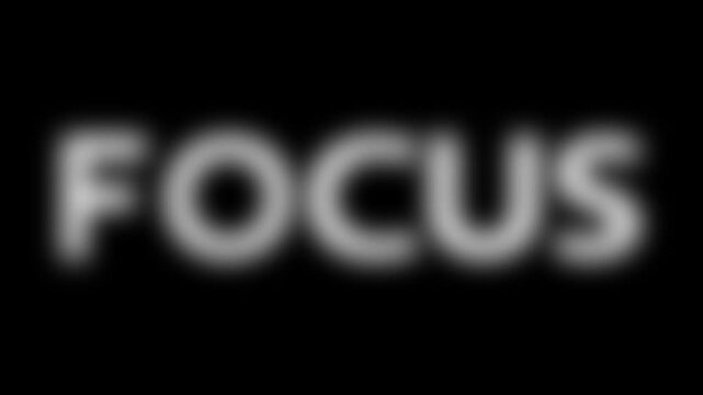 focus type background motion animation for advertising, marketing, graphic resources, and many more