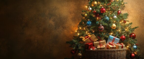 The Christmas Tree with Gifts