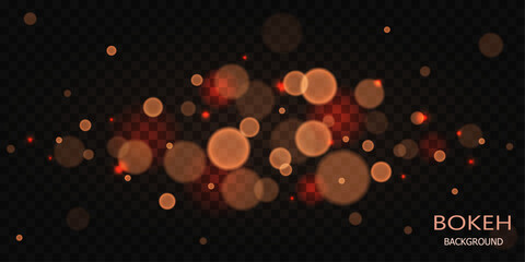 Bokeh Background, Festive Border, Christmas Banner, Blurred, Design, Vip Background, Shiny Effect, Vector