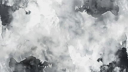 Grey black rectangular watercolor background. Festive day concept banner. For text and greeting card