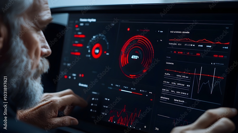 Poster Fleet Management Dashboard Displaying Real Time GPS Sensor Data from Delivery Vehicles for Efficient Logistics and Transportation Optimization