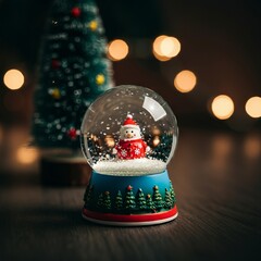 Merry Christmas A festive Christmas background with pine tree branches