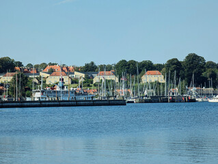 Obraz premium streets and views of the European town of Roslilde, Denmark