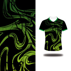 shirt jersey football design green pattern