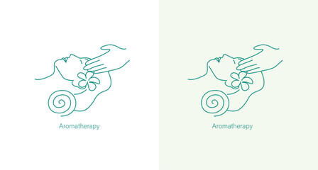 Aromatherapy Vector Icon for Scented Relaxation and Wellness