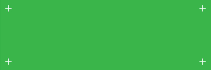 Chroma key and motion track green screen marker. VFX background for greenscreen phone setup vector 10 eps