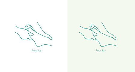 Foot Spa Vector Icon for Relaxation and Pampering of Feet