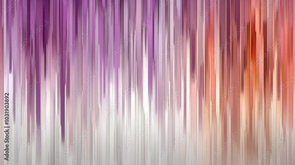 Poster abstract colorful vertical stripes evoking dynamic emotions and movement in a contemporary art style