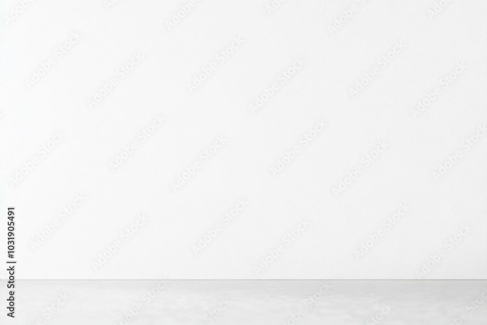 Aufkleber minimalistic white background with subtle texture and light gray gradient at the bottom edge, elegan
