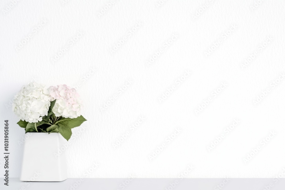 Poster minimalistic white background with subtle texture and light gray gradient at the bottom edge, elegan
