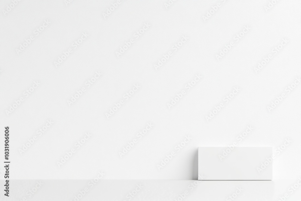 Aufkleber minimalistic white background with subtle texture and light gray gradient at the bottom edge, elegan