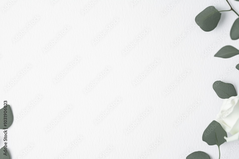 Poster minimalistic white background with subtle texture and light gray gradient at the bottom edge, elegan