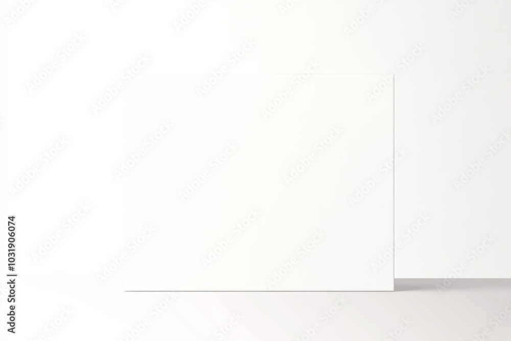 Aufkleber minimalistic white background with subtle texture and light gray gradient at the bottom edge, elegan