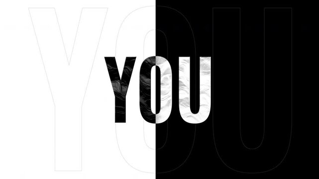 Are you ready motion text animation.Gaming streaming banner.text reveal with masks.Minimal.Black and white background.