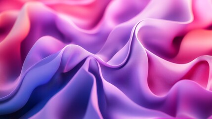 Obraz premium Vibrant Fabric Texture: A Swirl of Fuchsia, Lavender, and Indigo