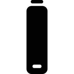 Simple vector icon battery empty