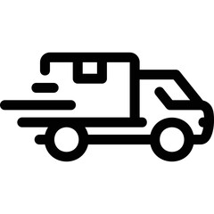 Simple vector icon van