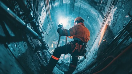 Hot work in confine space area