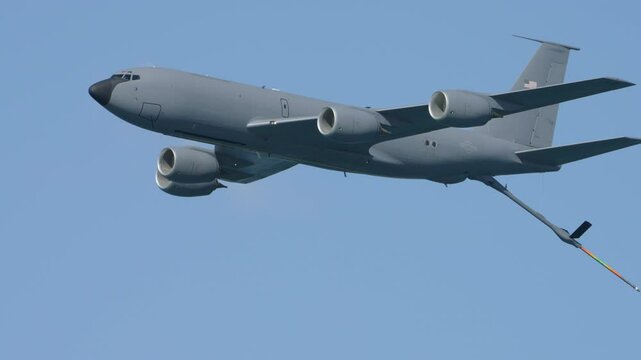 USAF Multi-Role KC-30 Air Refueling Tanker with Boom Deployed ready for a Reciever