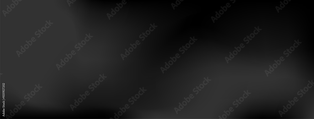 Poster abstract dark black background with soft gradient. vector illustration