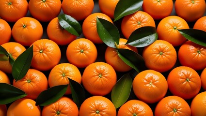 fresh Orange fruits on background. Ai generated