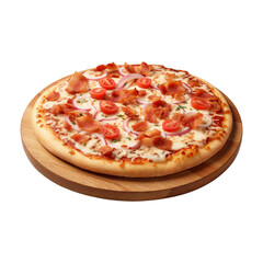 투명배경 위의 피자 오브젝트, PNG파일
