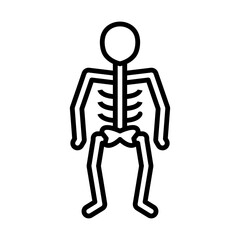 Skeleton line icon