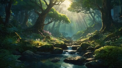 brook in the woods