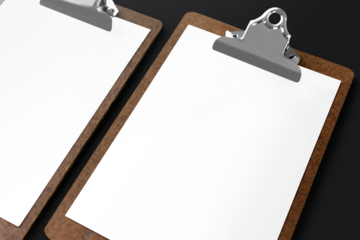 Clipboard png mockup, corporate identity, editable transparent design