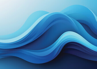 Fototapeta premium Fondo abstracto olas del mar azul, abstract background of sea waves with blue tones