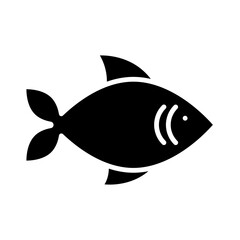 Fish glyph icon