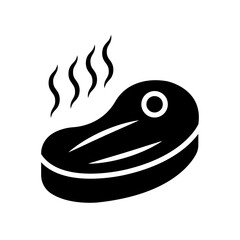 Grilled Meat glyph icon