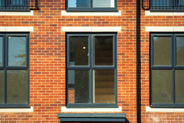 Fototapeta premium Construction aparments building site in england uk.