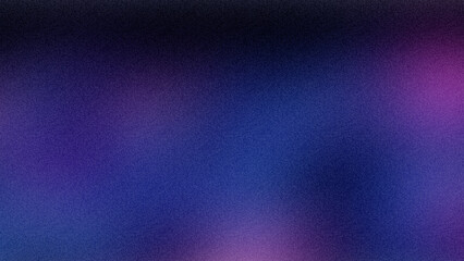 Vibrant gradient grained texture background in blue and purple colors