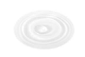 Water splash in a circular shape on an empty background. Freshness, hydration, nature element.
