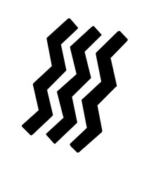 Fototapeta premium Wave png retro psychedelic, transparent background