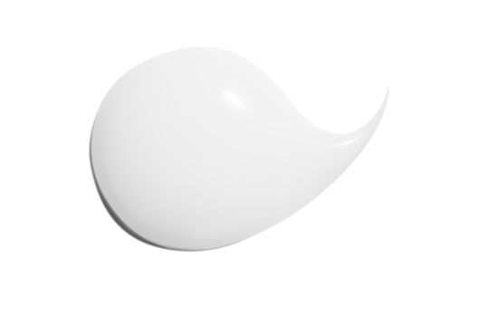 Creamy texture of cosmetic lotion spread on an empty background. Skincare, beauty product.