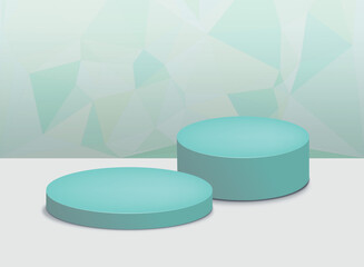 platform on a white background