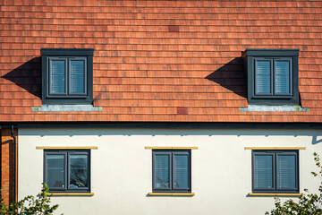 New build house development estate in england uk