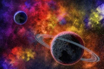 Deep space. High definition star field background