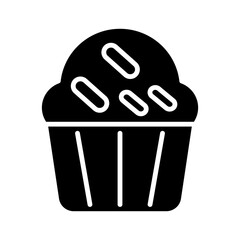 Muffin glyph icon