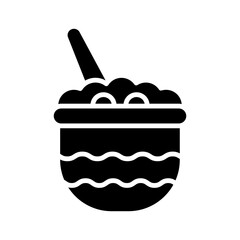 Rice Pudding glyph icon