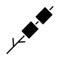 Marshmallow glyph icon