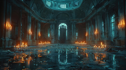 Obraz premium Explore the macabre beauty of Halloween 2024