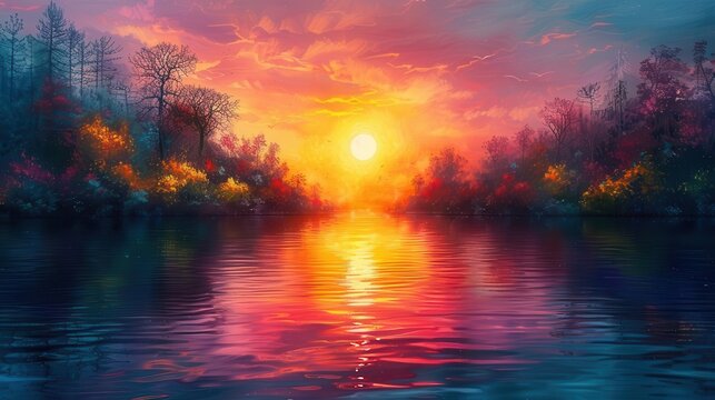 Mental Health Support, serene environment, vibrant colors, peaceful scenes, inviting