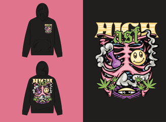 Streetwear Graphic Design Illustration of Sternum