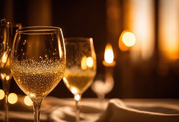 close view wine glass featuring swirling white liquid capturing play light reflections, beverage, color, transparency, sparkle, texture, shine, drink, cup