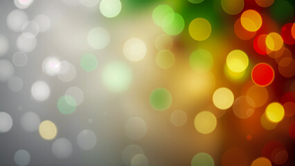 Fototapeta premium Christmas bokeh background with colorful lights