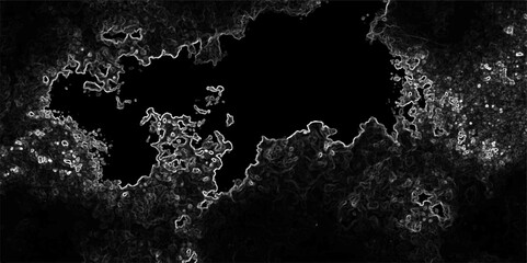 Abstract B&W Distressed Edges with Realistic rusty grunge textured Watercolor Silhouette Background for Website, Fabric Printing, Presentations, Brochures, & Luxury/Premium Packaging