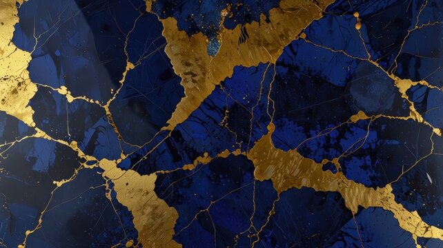 Dive into the depths of space with our collection of lapis lazuli backgrounds. The rich blue color with gold flecks will create an atmosphere of luxury and mystery in your design.
